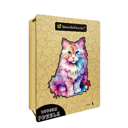 Zartes Katzen-Aquarell