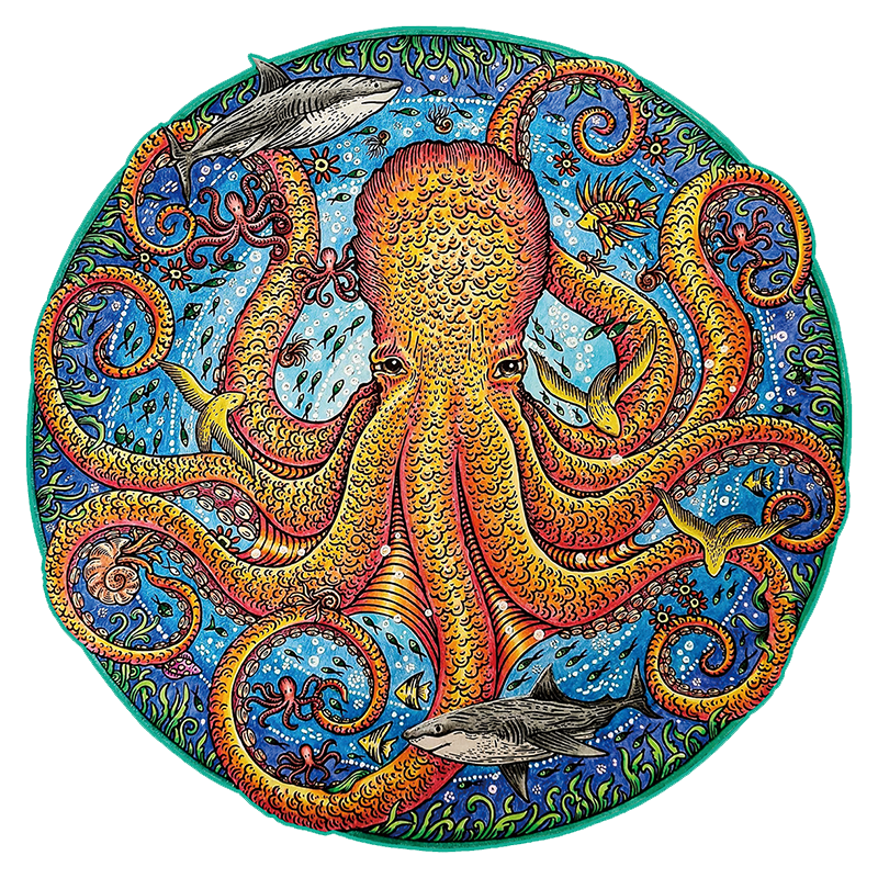Großes Oktopus-Puzzle