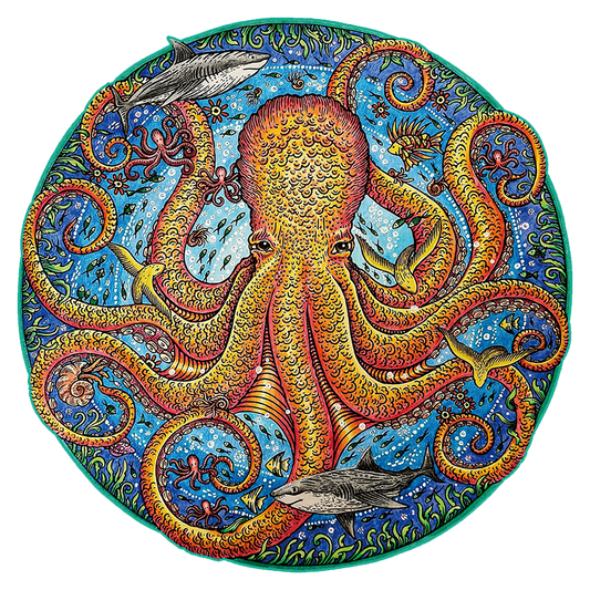 Großes Oktopus-Puzzle