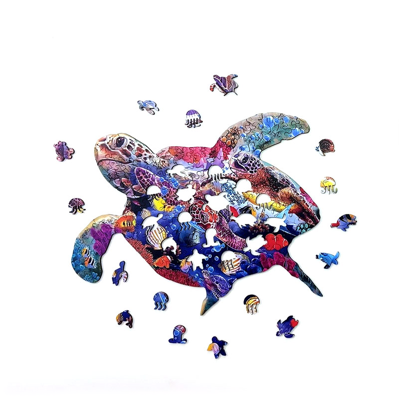Antikes Meeresschildkröten-Puzzle