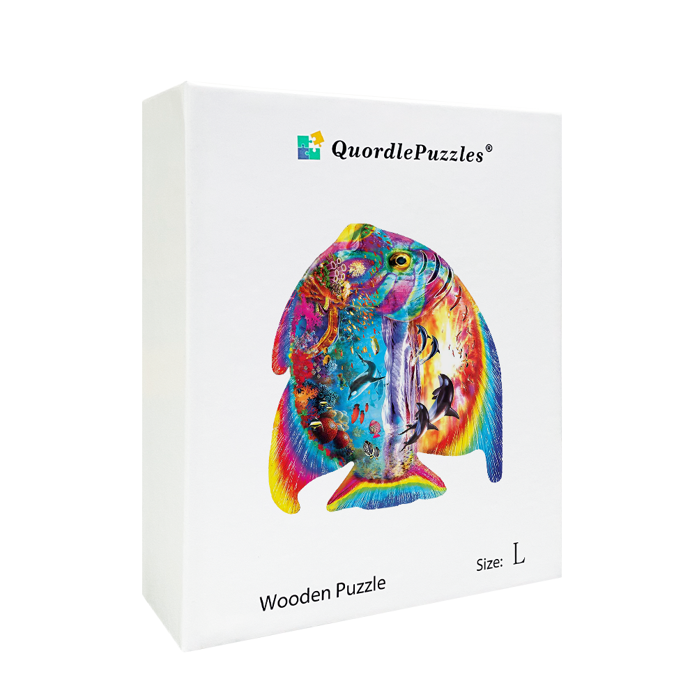 Regenbogenfisch-Puzzle