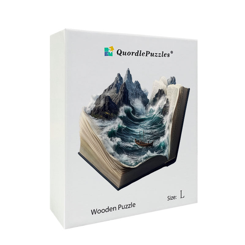 3D ozeansturm holzpuzzle