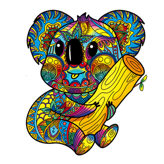Buntes Koala-Puzzle