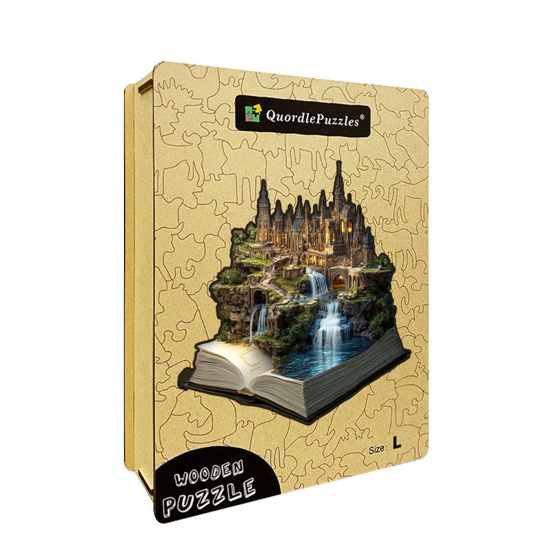 3D gotische burg holzpuzzle