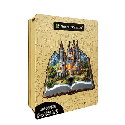 🔥Letzter Tag –3D verzaubertes schloss holzpuzzle
