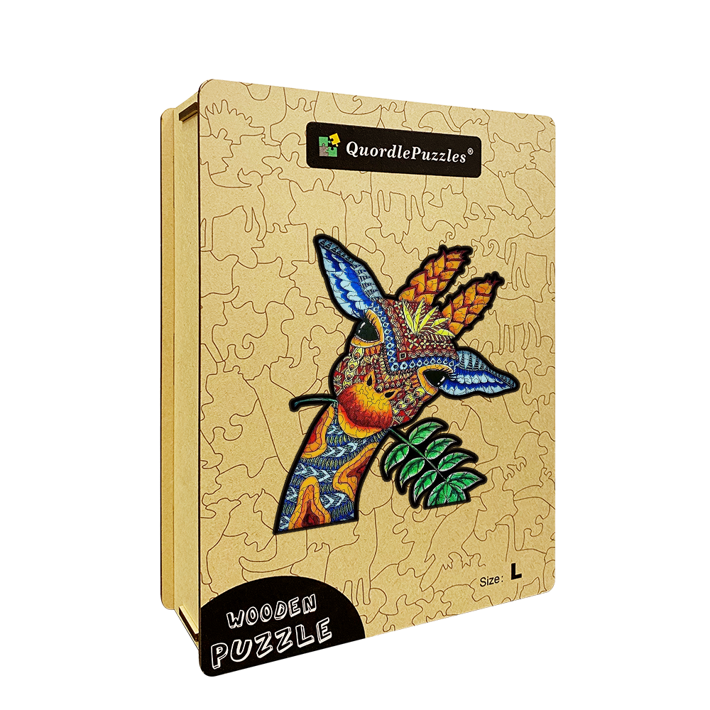 Neugieriges Giraffen-Puzzle