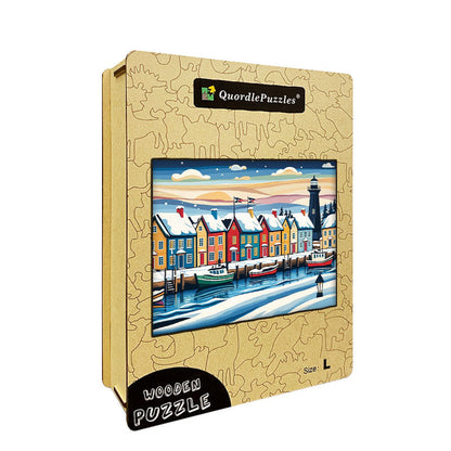 Winterkustdorp  holzpuzzle