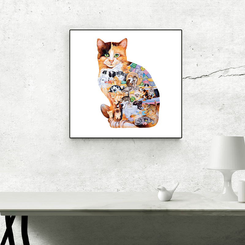 Katzenwelt-Puzzle