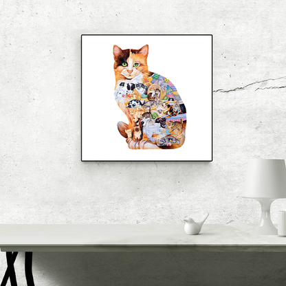Katzenwelt-Puzzle