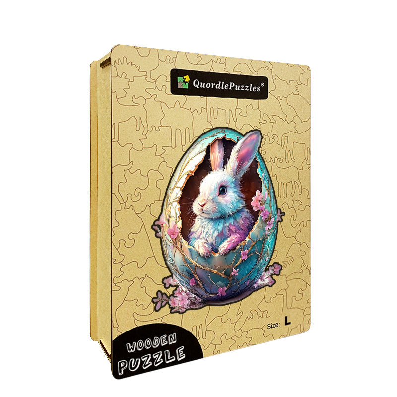 3D magischer hase holzpuzzle
