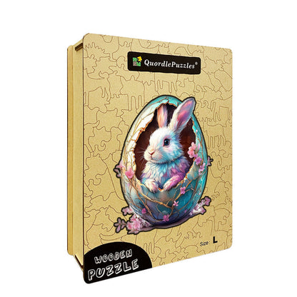 3D magischer hase holzpuzzle