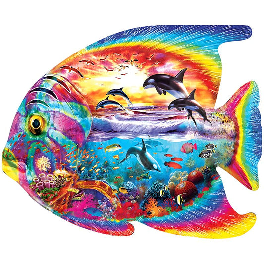 Regenbogenfisch-Puzzle