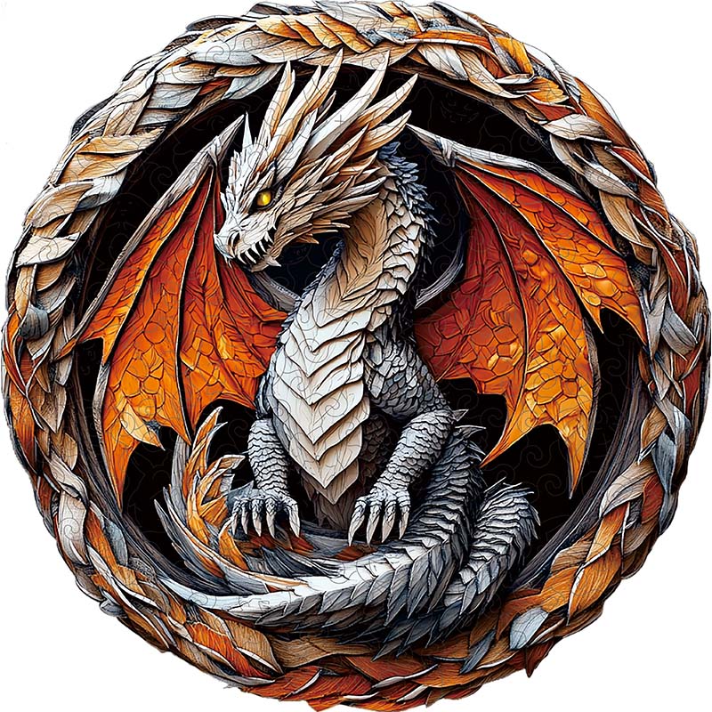 3D Drache Holzpuzzle