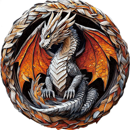 3D Drache Holzpuzzle