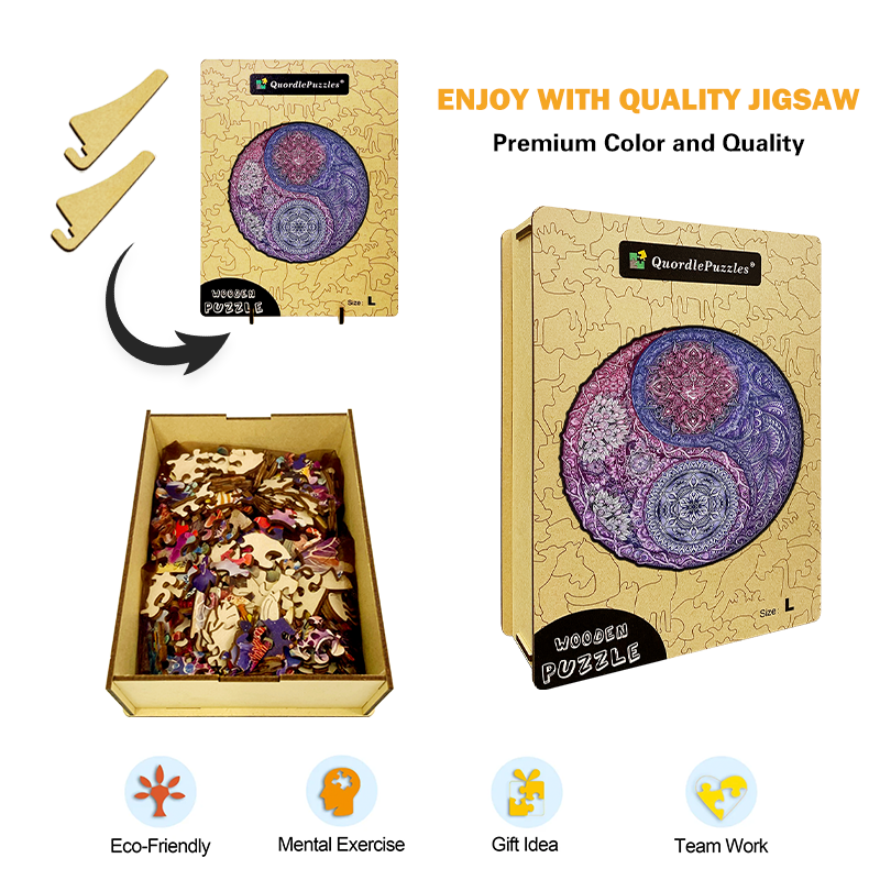 Mandala-Blumen-Puzzle
