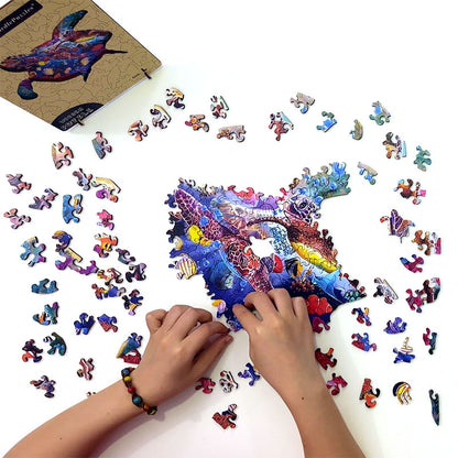 Antikes Meeresschildkröten-Puzzle