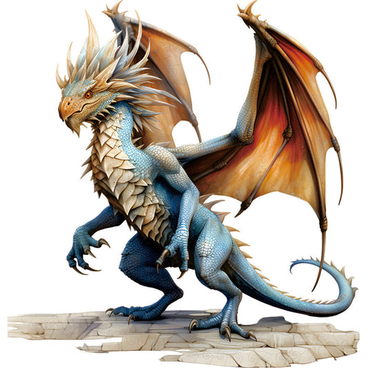 Fantasy-Drachen-Clipart isoliert