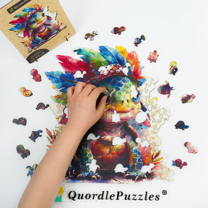 Bunte Babyschildkröte