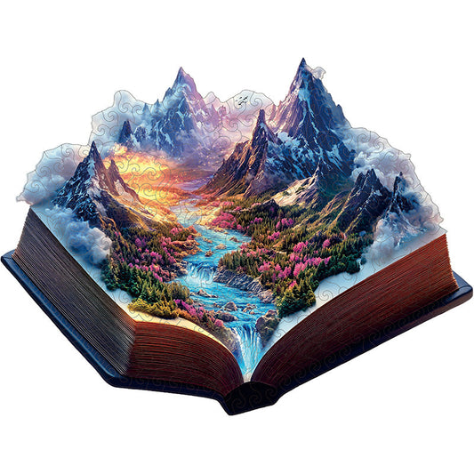 3D majestätische berge holzpuzzle