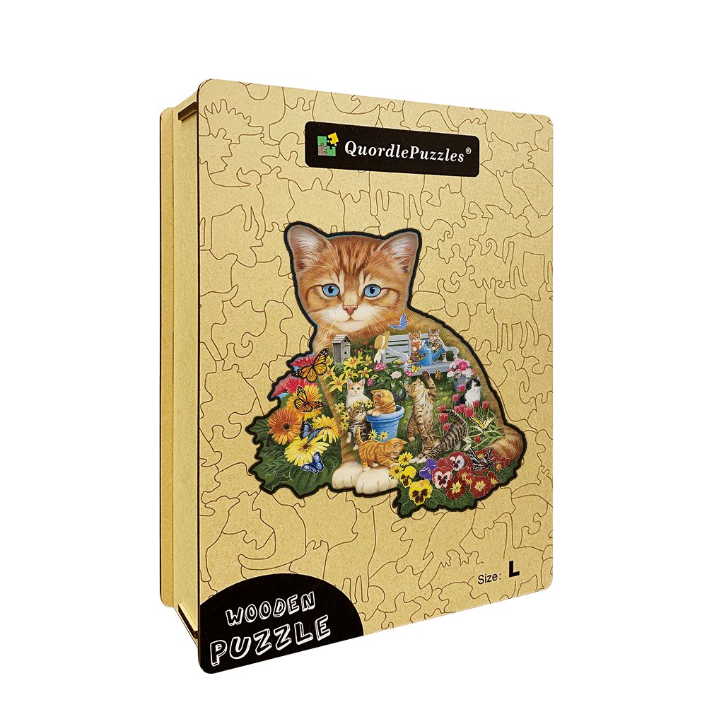 Gartenkatzen-Puzzle