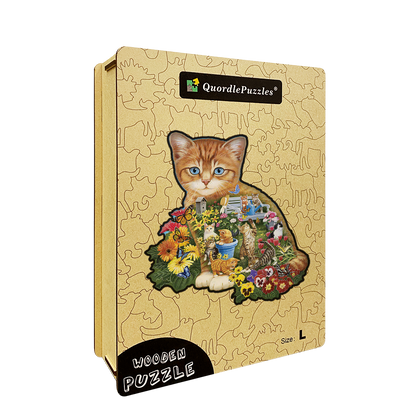 Gartenkatzen-Puzzle