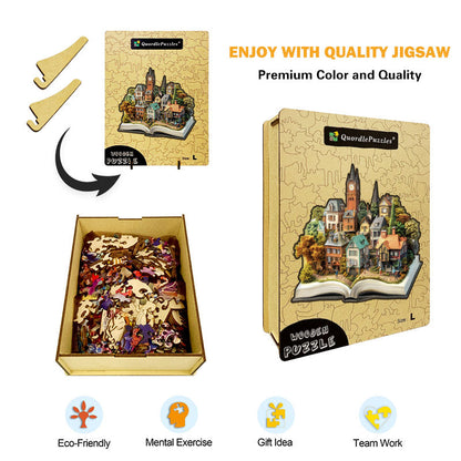 3D marktplatz holzpuzzle