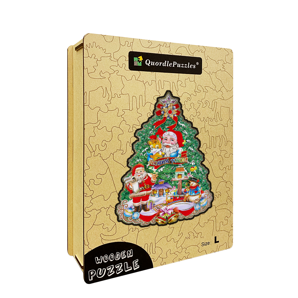 Weihnachtswunsch-Puzzle