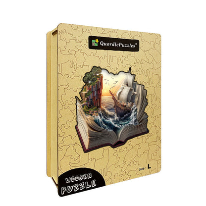 3D antikes schiff abenteuer holzpuzzle