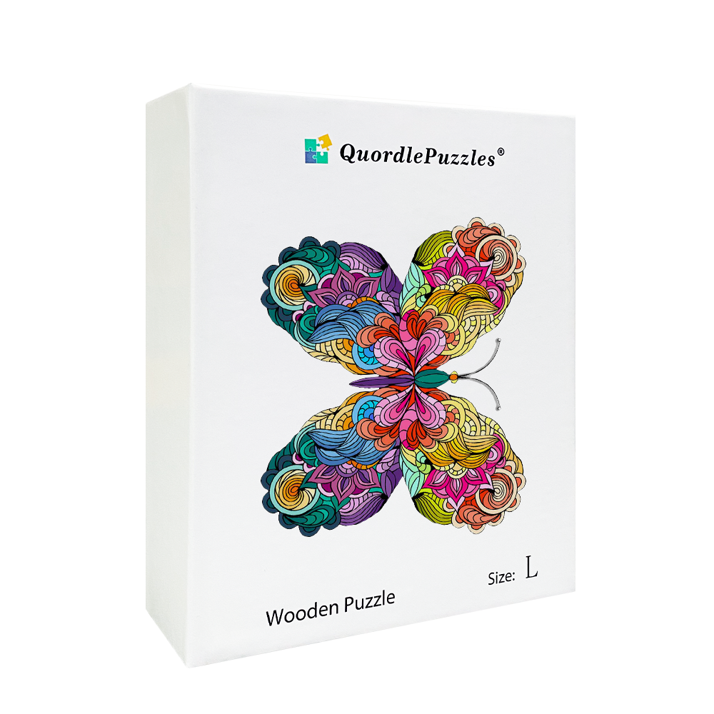 Buntes Schmetterlings-Edition-Puzzle