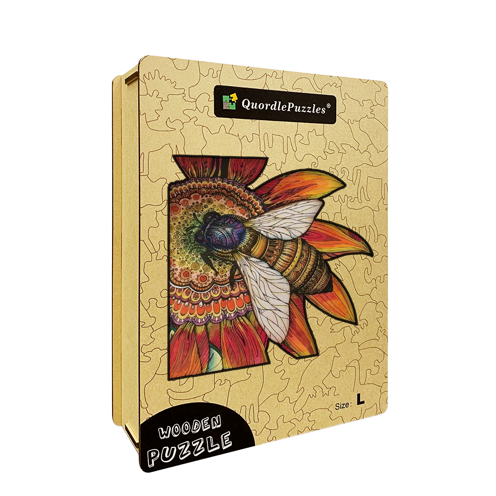 🔥Letzter Tag –Bienen Holzpuzzle