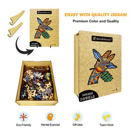Neugieriges Giraffen-Puzzle