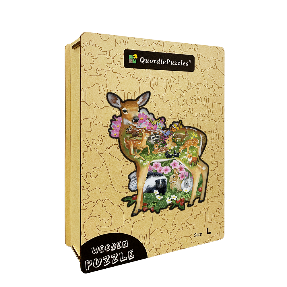Sika-Hirsch-Heimpuzzle