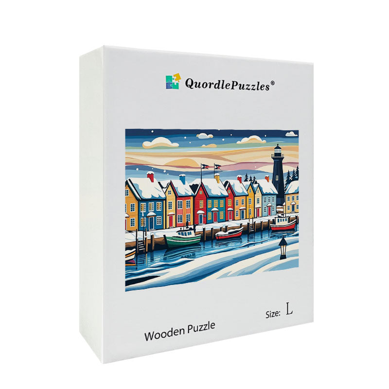 Winterkustdorp  holzpuzzle