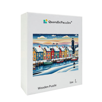 Winterkustdorp  holzpuzzle