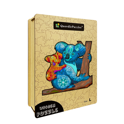 Koala-Mutter-Kind-Puzzle