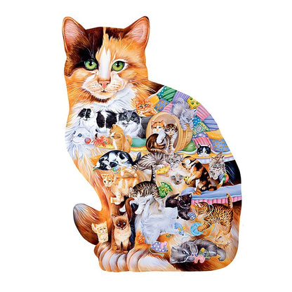 Katzenwelt-Puzzle