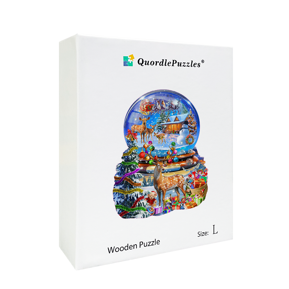 Weihnachtselch-Puzzle