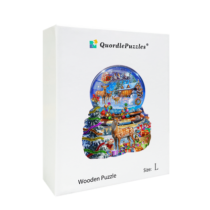 Weihnachtselch-Puzzle