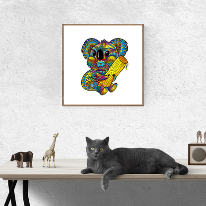 Buntes Koala-Puzzle