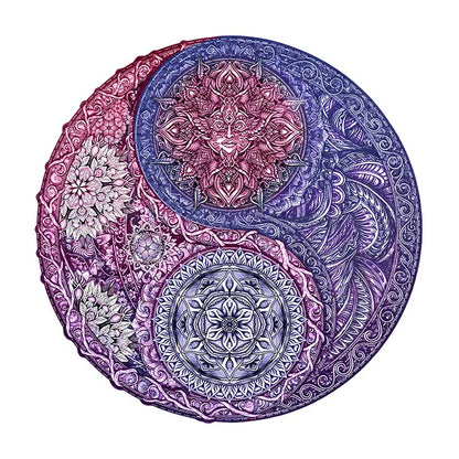 Mandala-Blumen-Puzzle