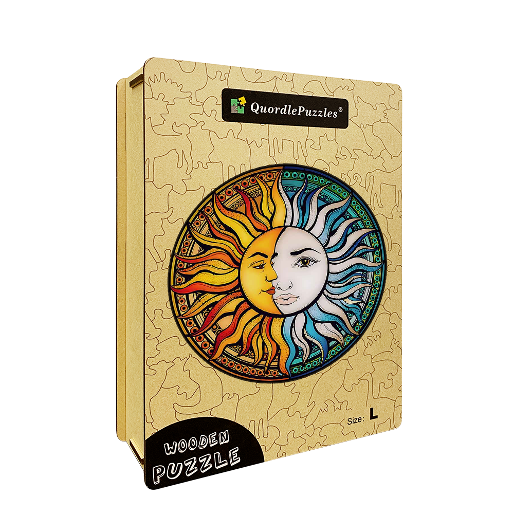 Mond- und Sonnenpuzzle