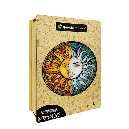 Mond- und Sonnenpuzzle