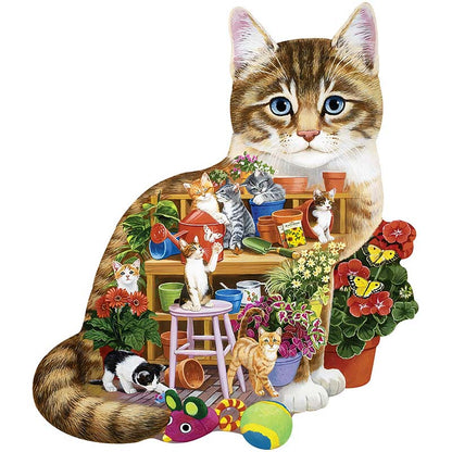 Katzenarbeit-Puzzle