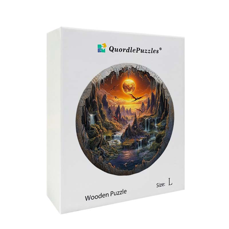 3D Drachenreich Holzpuzzle