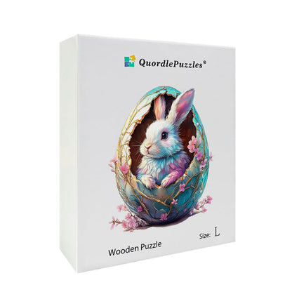 3D magischer hase holzpuzzle