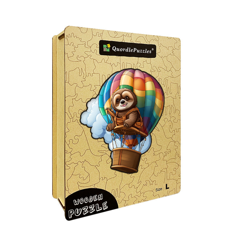 Bunter Faultierballon