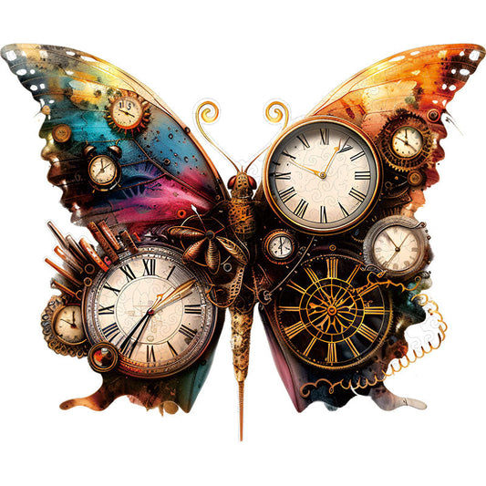 Schmetterling mit Chronoflügeln