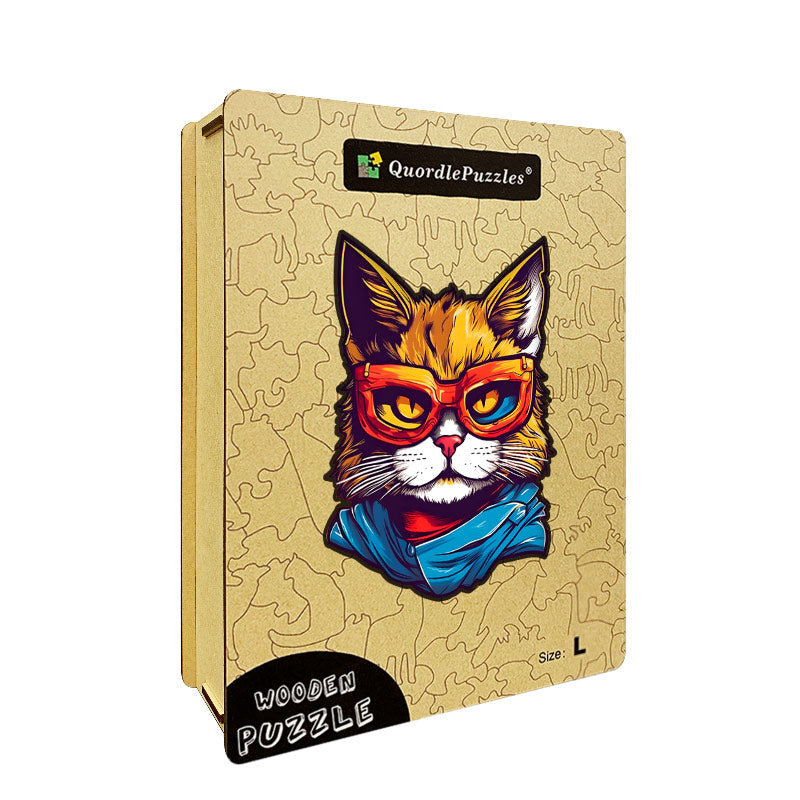 Katze mit Sonnenbrille