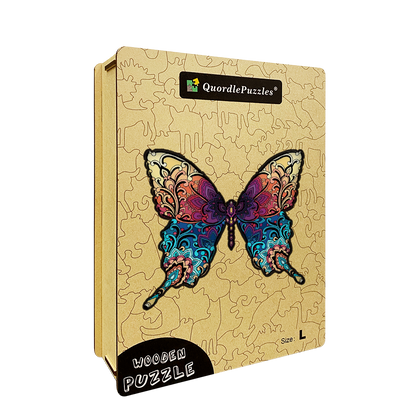 Buntes Schmetterlings-Puzzle