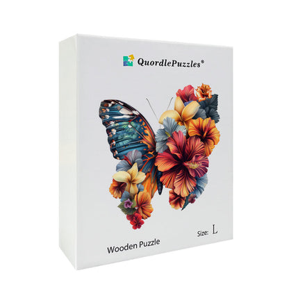 Schmetterling mit Blumen